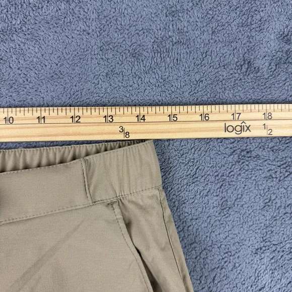 Marmot Kodachrome Pants Womens 6 Khaki Stretch Nylon Hiking Jogger Cuffs Belt - Picture 6 of 10